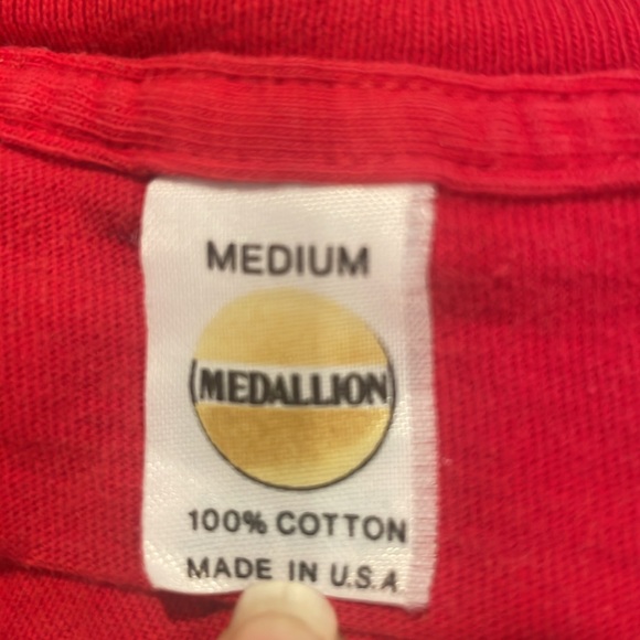 Vintage 1984 Alpha Delta Pi sorority T shirt single stitch long sleeve cotton M - Picture 6 of 7